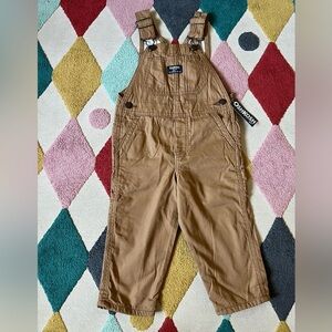 OshKosh B'gosh Tan Kids Overalls